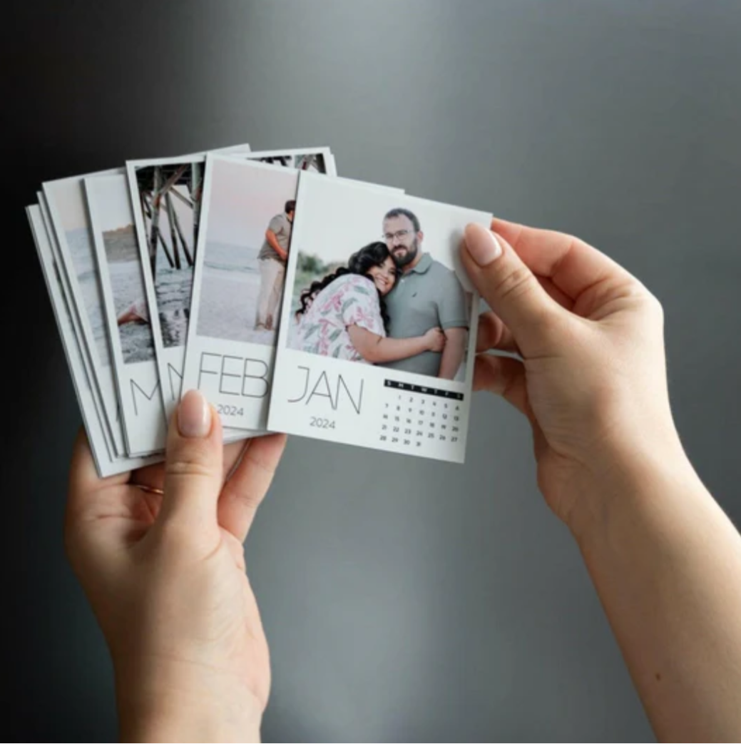 Calendar Photo Magnet 4 x4 with Photo above