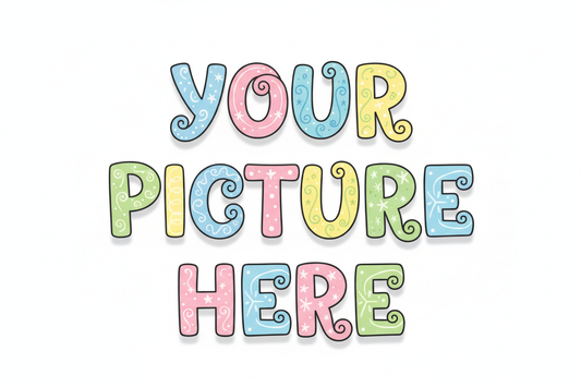 make the font fun and the back ground white